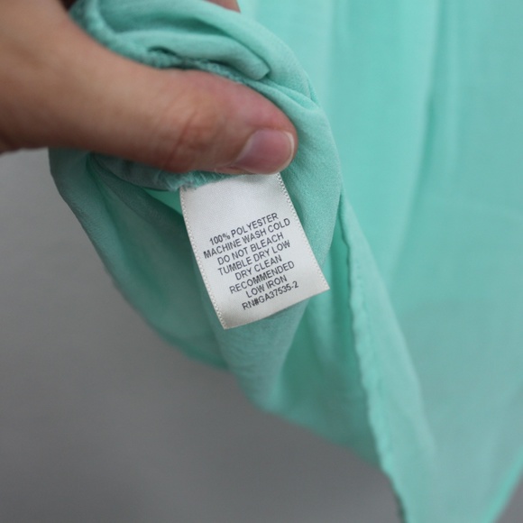 Three Hearts Seafoam Button Down Tank - Picture 3 of 4